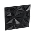thumbnail image 2 of STAWAY Panneaux Muraux 3D Lot de 33, 11.81x11.81 Pouces PVC Noir Diamant, Décoration Murale Texturée Moderne, Installation Facile, Couverture de 32 Pi2 pour Design Élégant, 2 of 9