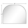 thumbnail image 4 of TEHOME Dezerae 32x40'' Large Black Arched Mantel Mirror Arch Fireplace Mirror for Bathroom or Living Room, 4 of 9
