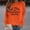 Orange, variant on JFGHDG Women's Crewneck Graphic Sweatshirts Long Sleeve Oversized Loose Fit Shirts Drop Shoulder Pullover Casual Tops Blue L