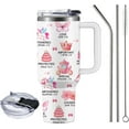 thumbnail image 3 of Christian Princess Gift, 40 Oz God Says I Am Princess Tumbler With Handle, Christian Gifts for Girl, Inspirational Religious Birthday Gifts for Princess Lover Bible Verse Cup, Princess Gifts, 3 of 7