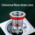 thumbnail image 3 of Set Of 4 not Odor Shower Drain Covers with Magnetic Cores Floor Drain Backflow Preventers set for Easy Maintenance, 3 of 12