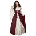 thumbnail image 4 of Vestido Medieval Punk de S-6XL para mujer, disfraces de Halloween, palacio, fiesta de carnaval, disfraz de princesa, Vestido victoriano para mujer, 4 of 4