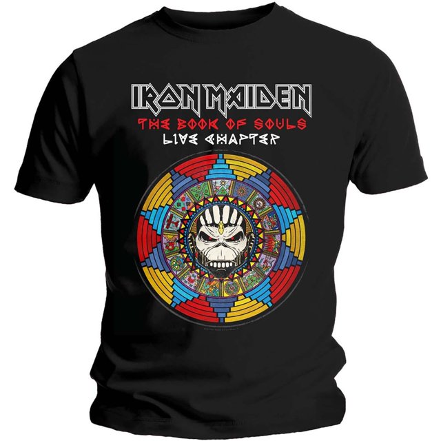 Iron Maiden T-Shirt Chapitre Livre des Âmes en Direct pour Adulte