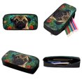 thumbnail image 6 of Kuiaobaty Pug Dog Pattern School Backpack for Teens Girls Boys, Butterfly Daisy 3 Pcs Backpack with Lunch Bag & Pencil Pouch for Kids Elementary Primary Middle School Student, Waterproof Bookbag Set, 6 of 7