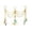 B, variant on Single Crystal Prism Plants Pot Suncatcher Pendant, Gold Chain Rainbow Light Maker, Transparent Window Hanging Ornament For Indoor Potted Garden Plants Decor