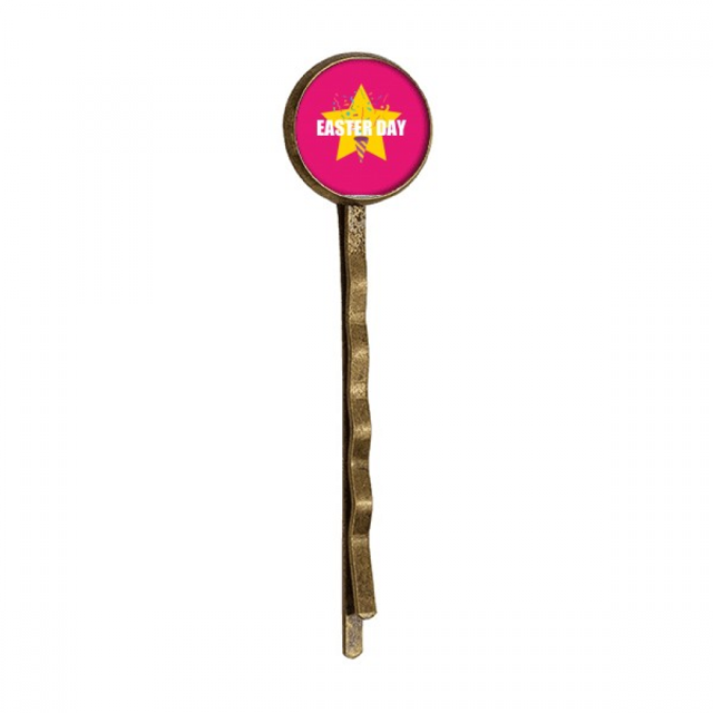 Bonne Fête des Pâques Retour Art Déco Mode Rétro Métal Cheveux Bobby Pin Headwear