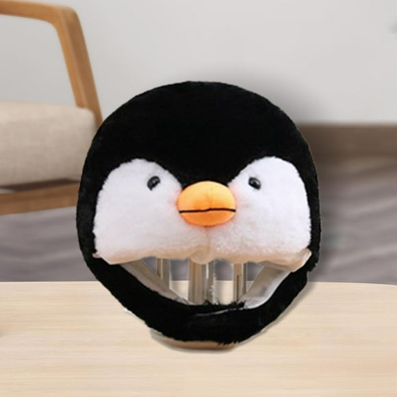 Sombrero de felpa de pingüino lindo Sombrero de esquí Sombreros divertidos Accesorios Sombrero de felpa para vestirse de vacaciones Yinane gorro de peluche