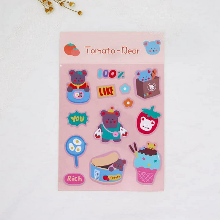 Wholesale Whole DIY Colorful Cute 3D Kawaii Stickers Diary Planner