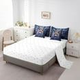 thumbnail image 3 of Gothic Fox 7 Piece Comforter Set Full Bed in a Bag,Dream Catchers Bedding Sets,Boho Floral Sheet Set with Comforter Woodland Animals Bed Set,Exotic Bohemian Decor, 3 of 5