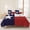 Red, variant on 3 Pieces Queen Quilt Set,Texas Star Flag Soft Bedding Sets with 1 Quilt & 2 Pillow Shams,Star and White Red Stripe Summer Bedspread Lightweight Coverlet Comforter for All Season