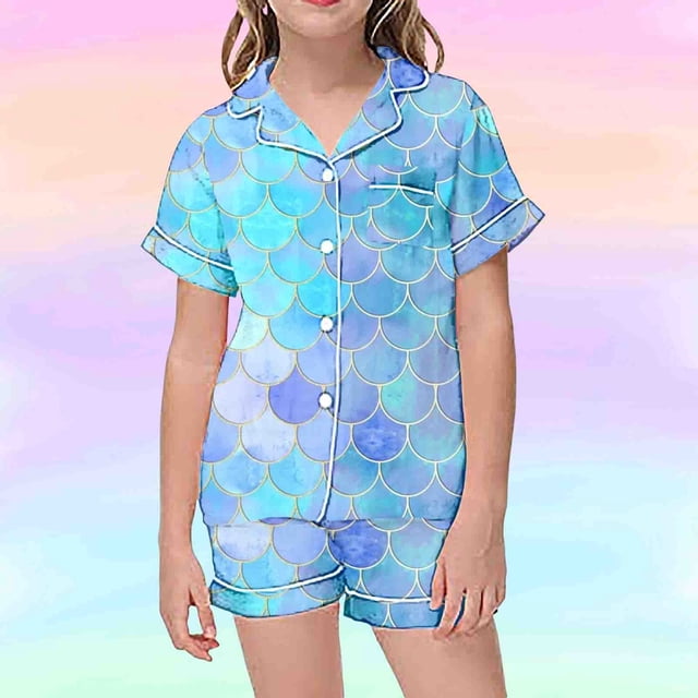 Ensemble de Pyjama pour Garçon, Mode, Hauts à Boutons, Ensemble de Pyjamas Classique, Pyjamas pour Garçons, Taille 8-10 Ans