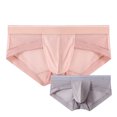 thumbnail image 1 of Ropa interior de verano para hombre, calzoncillos ultrafinos y sexys para hombre, de malla de seda helada, transpirables, de secado rápido, transparentes, 1 of 1