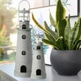 thumbnail image 4 of Rustic Americana Lighthouse Tea Light Candle Holders, Set of 2, 4 of 6