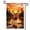 C, variant on XaaKee Yard Flags Majestic Buck Evening Radiance Yard Flag Double-sided High-Quality White Linen Small Garden Flags Outside Decor 12x18Inch