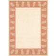 thumbnail image 2 of Couristan 2' x 3.5' Tropics Rectangular Area Throw Rug - Beige and Orange, 2 of 2