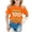 1Orange307, variant on Girl's T-Shirts 100 Days Of School Print Short Sleeve Crewneck Tee Shirt Everyday Wear Casual T Shirt Holiday Vacation Soft Breathable Top