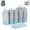 Blue, variant on 6 Pack Expandable Compression Packing Cubes, Lightweight Mesh Travel Luggage Organizer Bags, Space Saving Clothing Storage Pouches With Shoe Bag For Suitcase Carry On Backpack Travel Essentials