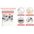 thumbnail image 3 of Blue Brown Spring Floral Wall Art Painting on Canvas, Watercolor Summer Botanical Canvas Art Home Prints Wall Art Framed Modern Artwork for Living Room Bedroom Wall Decor 20x20in, 3 of 3