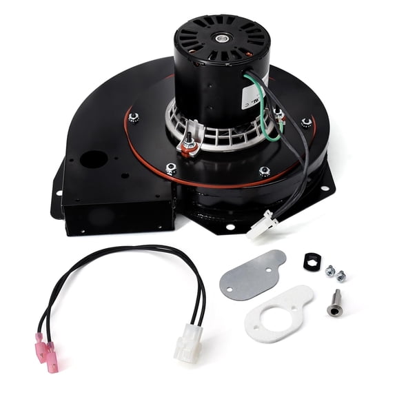 12050011 Exhaust Blower Motor Replacement for Whitfield Profile 20, Profile 30, Optima 2, Optima 3, Traditions T300P Pellet Stove.