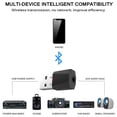 thumbnail image 4 of Inalámbrico Usb Aux Bluetooth Coche Bluetooth Mini Bluetooth Receptor Adaptador Música Altavoces Inalámbricos Audio Vogacara VI004145-00, 4 of 7