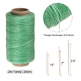 thumbnail image 2 of Upholstery Sewing Thread 260m Polyester with 30pcs Needles, Pastel Green, 2 of 6