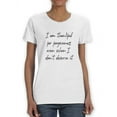 thumbnail image 1 of I Am Thankful For Forgiveness Women T-Shirt, Female Medium, 1 of 4