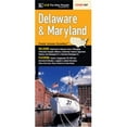 thumbnail image 1 of Universal Map 14480 Delaware et Maryland État Pli Grand Imprimé Map, 1 of 1