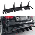 thumbnail image 1 of Rear Bumper Lip Spoiler, PP Plastic Rear Bumper Wing Lip Diffuser Decorative  for A-Class W176 A45 AMG, 1 of 7
