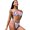 Purple Feather, variant on Womens Bikini Swimsuits Outfit 2PCS Beach Strap Bathing Suits Tops + Shorts Vacation Swimwear Set S-XXL