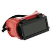 Anchor Brand Soft-Sided Fixed-Front Plate Goggles, Red Frame, Green Lens