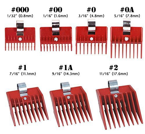 universal clipper guide comb set