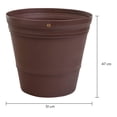 thumbnail image 4 of Maceta Redonda Plásticos La Ardilla Artesana Super Jumbo 51 Chocolate, 4 of 4