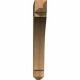 thumbnail image 2 of Ekena Millwork 6"W x 42"D x 42"H Thorton Craftsman Rough Sawn Bracket, Western Red Cedar, 2 of 13
