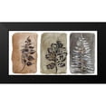 thumbnail image 2 of Pinto, Patricia 14x9 Black Modern Framed Museum Art Print Titled - Watercolor Sepia Leaves II, 2 of 5