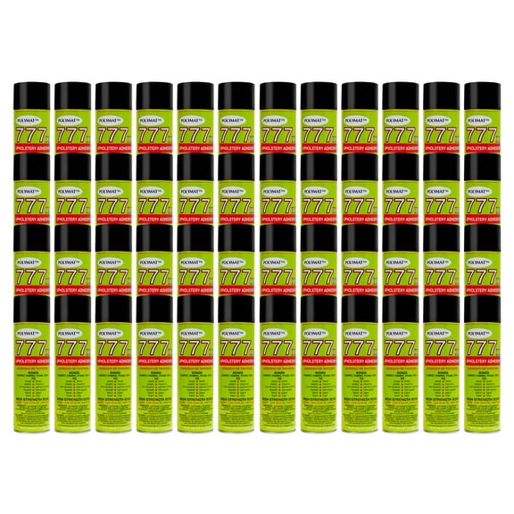 QTY 48 POLYMAT 777 Spray Glue Adhesive for fabrics