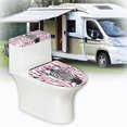 thumbnail image 5 of HELLHERO Zebra Toilet Seat Lid Cover Set & 2-Piece Toilet Protector Cover & Fits All Toilet Shapes for Modern Bathrooms, 5 of 7