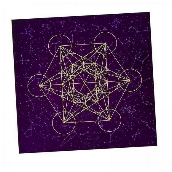 DOLITY 2-3 of pack Astrology Card Game Table Cloth Crystal Grid Tablecloth Decor 2 Pcs