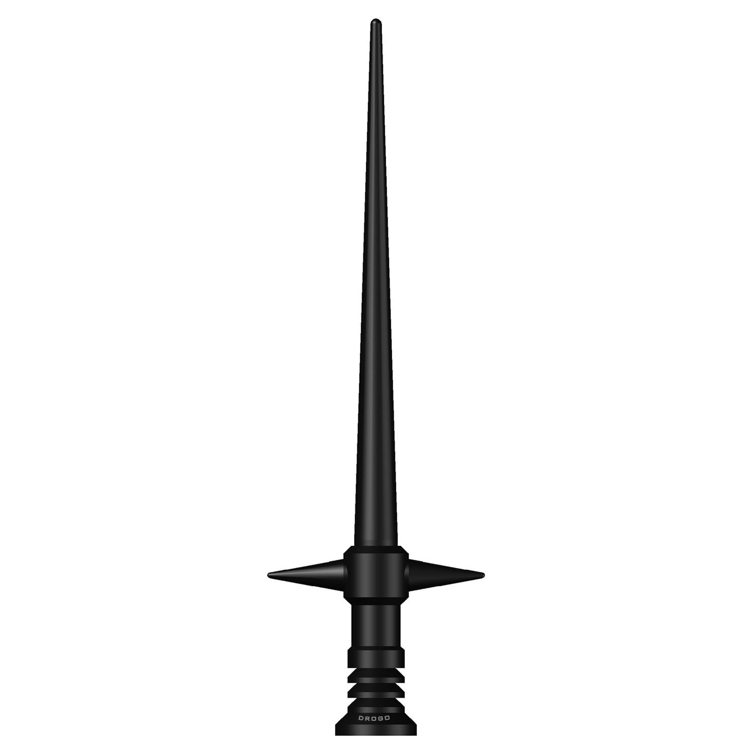 Stealth Black DROGO 1.5" Tougher Replacement Antenna for Jeep Patriot 2007-2017