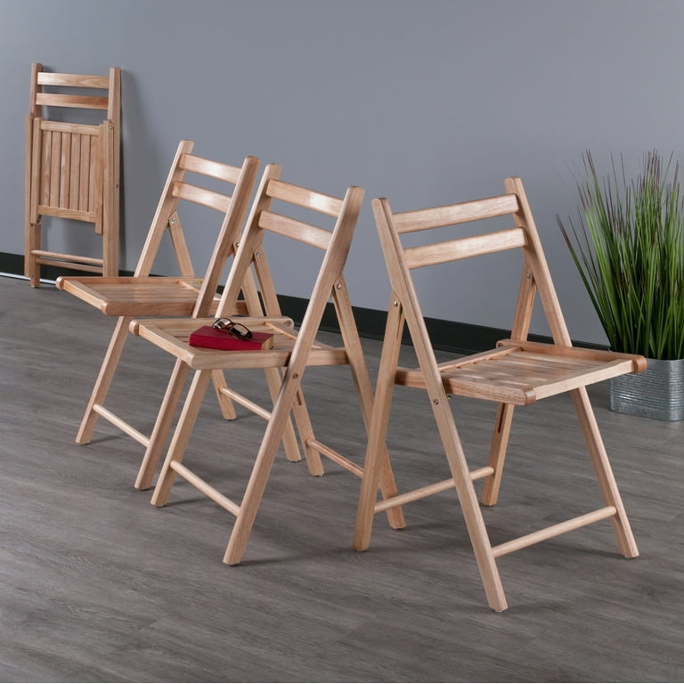 Winsome Wood Robin 4-Pc Folding Chair Set, Portable Seating