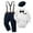 2w-OTHER3, variant on Boys Two Piece Outfit Sets Long Sleeve Shirt With Adjustable Suspenders And Detachable Hood Fall Comfortable Daily Wear Versatile Clothes Sets