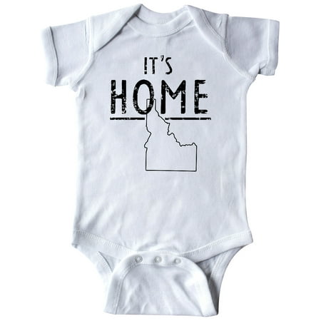 

Inktastic It s Home- State of Idaho Outline Distressed Text Gift Baby Boy or Baby Girl Bodysuit
