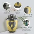 thumbnail image 4 of Set of 4 - Yellow Loving Angel Urns for Cremation Ashes Large Urn XL or Small Keepsake Urns for Human Ashes & Urns for Human Ashes for Home or Burial Small Urns for Human Ashes, 4 of 12