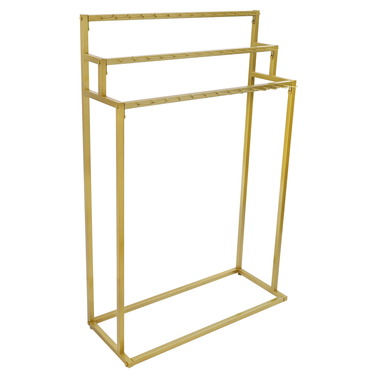 3-Tier Belt Hanger, Floor Mounted Belt Hanger, Metal Belt Organizer with 39 Hook