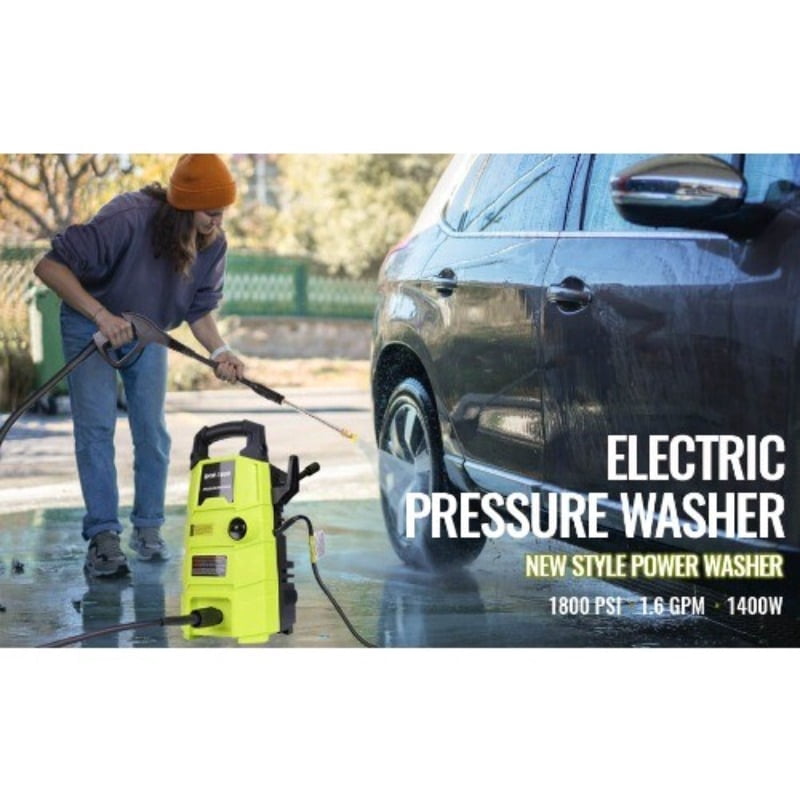 Portable Cordless Pressure Washer Gun, Battery Operated High Pressure Power Car Wash Detailing Cleaner Kit with 6-in-1 Nozzle, Foam Cannon for Auto