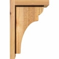 thumbnail image 3 of 8"W x 8"D x 12"H Yorktown Rough Sawn Corbel w/Backplate, Western Red Cedar, 3 of 9