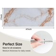 thumbnail image 5 of White Rose Gold Marble Pattern Kitchen Rug Mat,Kitchen Runner Rugs Non Skid Washable,Decorative Kitchen Floor Mats for Kitchen,Sink,Laundry,17"X47", 5 of 5