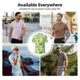 thumbnail image 6 of Polo Shirts for Men, green Various lemons Cuteness Casual Mens Polo Shirts Short Sleeve Button Down Classic Mens Golf Polo Shirts, 6 of 6