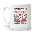 thumbnail image 2 of Nobody's Perfect Except MERCEDES-BENZ 560 SEL Drive Coffee Tea Ceramic Mug Office Work Cup Gift 15oz, 2 of 3