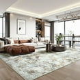 thumbnail image 6 of 8x10 Area Rugs for Living Room, Abstract Neutral Large Washable Rug, Indoor Soft Non-Slip Floor Carpet for Bedroom Dining Room Home Decor, Brown/Grey, 6 of 7