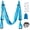 Sky Blue, variant on Aerial Yoga Swing Set, Ultra Hammock Trapeze Extension, Antigravity Ceiling Sling Inversion Exercises